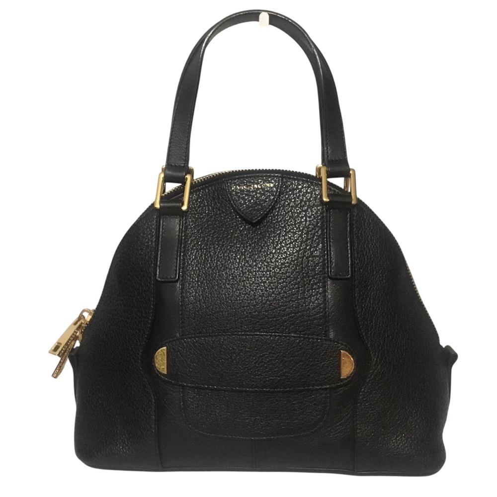Authentic Marc Jacobs Black Pebbled Leather Handbag